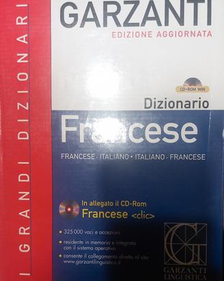 DIZIONARIO GARZANTI LINGUA FRANCESE