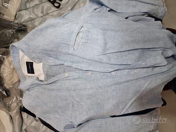Varie camicie gas grigioperla e sartoria italiana