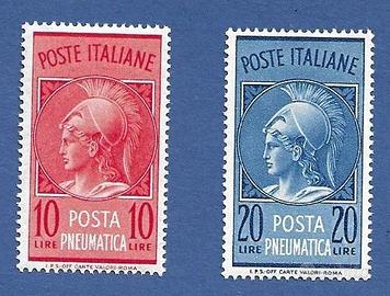 1958/1966 Posta pneumatica serie complete