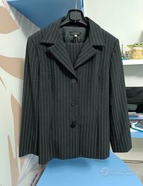 Completo donna gessato (giacca e pantaloni)