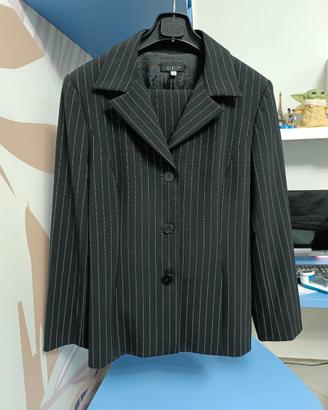 Completo donna gessato (giacca e pantaloni)