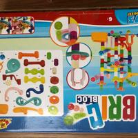 Gioco Bric Bloc pista  completo con biglie