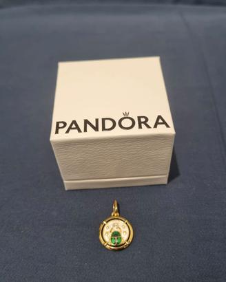 Charm Medallion Pandora Scarabeo Oro Smalti Nuovo