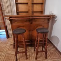 Mobile bar in legno anni'90