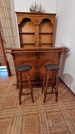 Mobile bar in legno anni'90