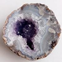 Geode Ametista Agata Goethite Cacoxenite 