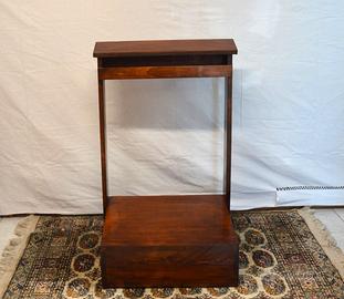 Antico Inginocchiatoio in legno di Noce '900