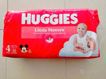 Pannolini HUGGIES Little Movers - Tg 4 - 1 conf.