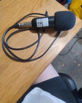 microfono a condensatore stereo per dj e radio 