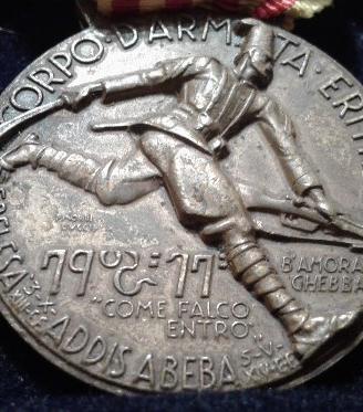 Medaglia Corpo Armata Eritreo AOI ASCARI 1936