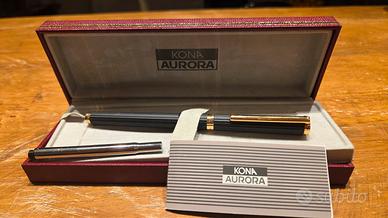 Penna stilografica Aurora Kona con pennino oro 