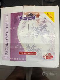 Luci natale led 5 fili 960 led per esterno