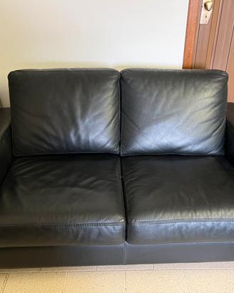 Divano dondi due posti comodi vera pelle