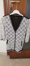 Cardigan leggero fantasia geometria 
