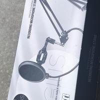 Kit sostegno microfono + antipop aggiuntivo