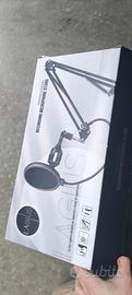 Kit sostegno microfono + antipop aggiuntivo