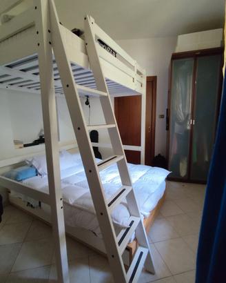 Letto a soppalco IKEA STORA bianco 140 x 200
