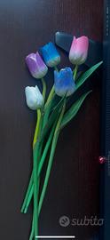 fiori in legno