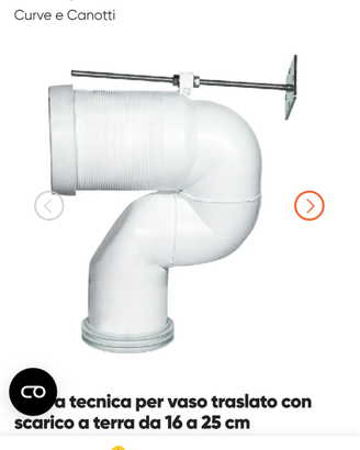 Curva tecnica vaso translato