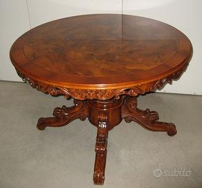 TAVOLO ALLUNGABILE IN NOCE CLASSICO