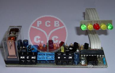 (15a) Luce di cambiata con relè