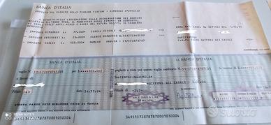 Vaglia Banca d'Italia