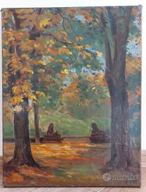 Peter Emil RECHER, pittore tedesco, coppia quadri 