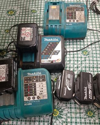 Caricabatterie + batterie Makita 18v
