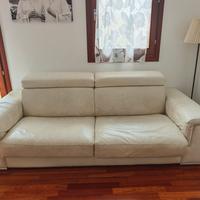 divano letto in pelle primo fiore 