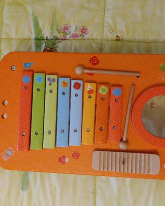 Xilofono in legno per piccoli musicisti