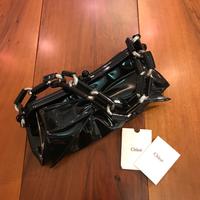 CHLOÈ borsa a spalla in gomma nera