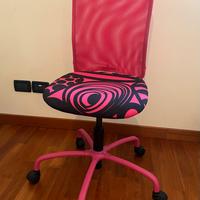 Sedia a rotelle fucsia