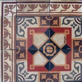 Cementine antiche, tappeto di mq 5,06