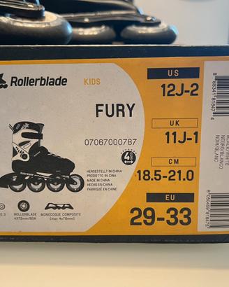 Pattini in linea  Rollerblade n. 29-33