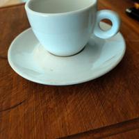 set.6tazzine con piattino da caffè in pura porcell