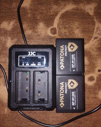 Batterie Patona fuji NP-126S + caricabatterie USB