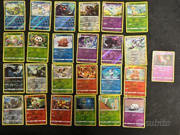 Lotto 100 Pokemon reverse originali L0010