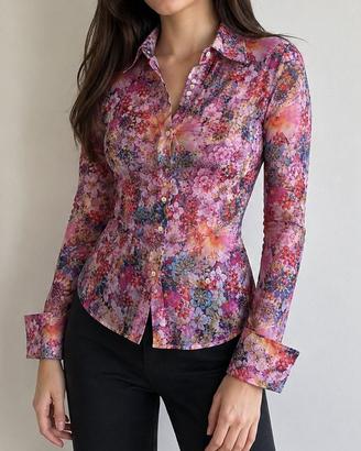 Camicia J’S Extè vintage Y2K Made in Italy fiori S