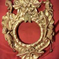 CORNICE DEVOZIONALE  CON FESTONE ANGELICO 1800