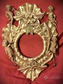 CORNICE DEVOZIONALE  CON FESTONE ANGELICO 1800