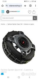 Catene da neve Spike Spider Sport tg M NUOVE