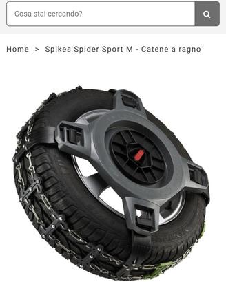 Catene da neve Spike Spider Sport tg M NUOVE
