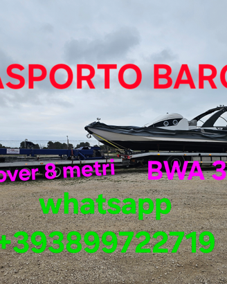 Trasporto barche gommoni auto furgoni mezzi