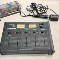 Mixer  GoldSound, ampli microfonico e microfono