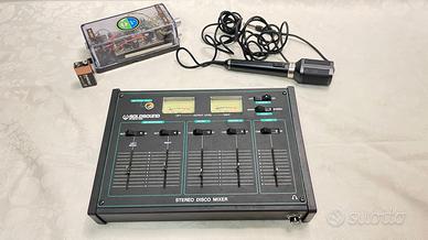 Mixer  GoldSound, ampli microfonico e microfono