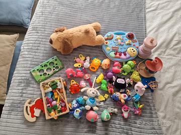 Giochi vari peluche pupazzetti neonata neonato 