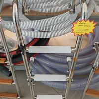 Scale in teak e pvc 3-4-5 gradini inox