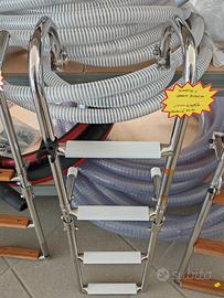 Scale in teak e pvc 3-4-5 gradini inox