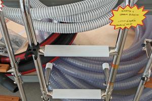 Scale in teak e pvc 3-4-5 gradini inox