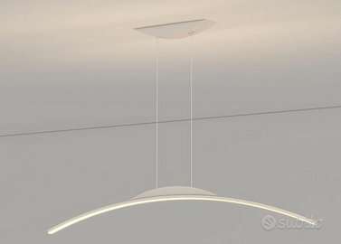 Lampadario DOPA a Sospensione LED 16W Design Curva
